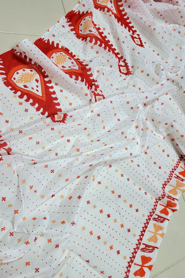 Block Print Saree 76