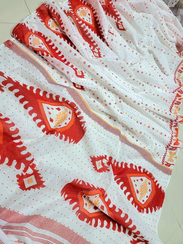 Block Print Saree 77