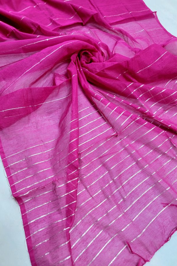 Half Silk Chumki Saree