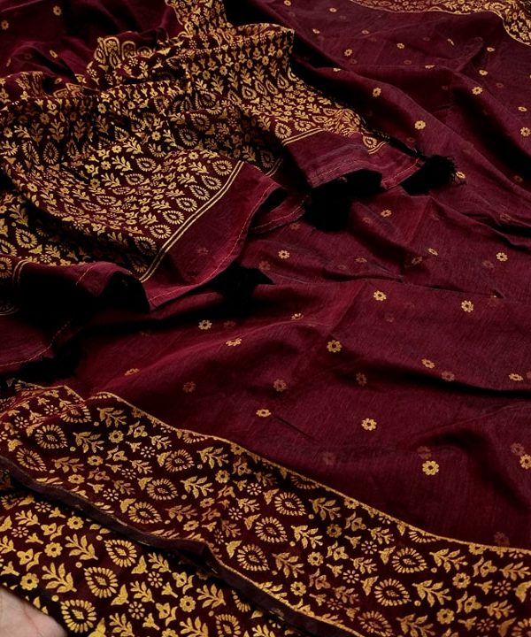 Half Silk Saree Afshan Print 1