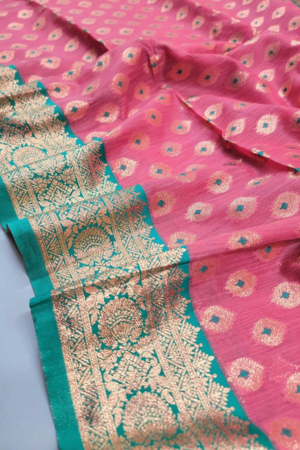 Indian Parshina Cotton Saree