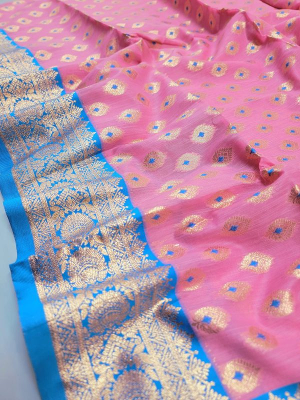 Indian Parshina Cotton Saree