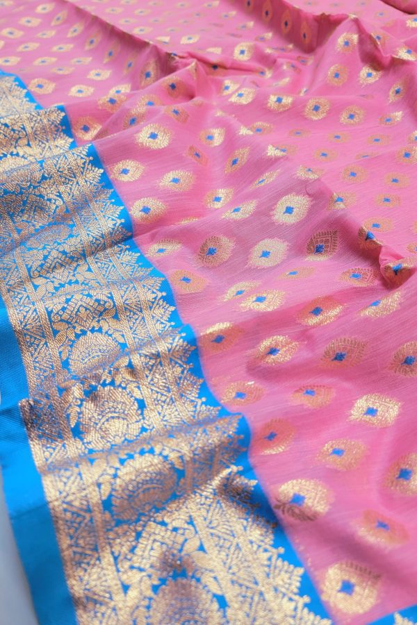 Indian Parshina Cotton Saree