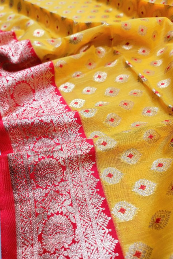 Indian Parshina Cotton Saree