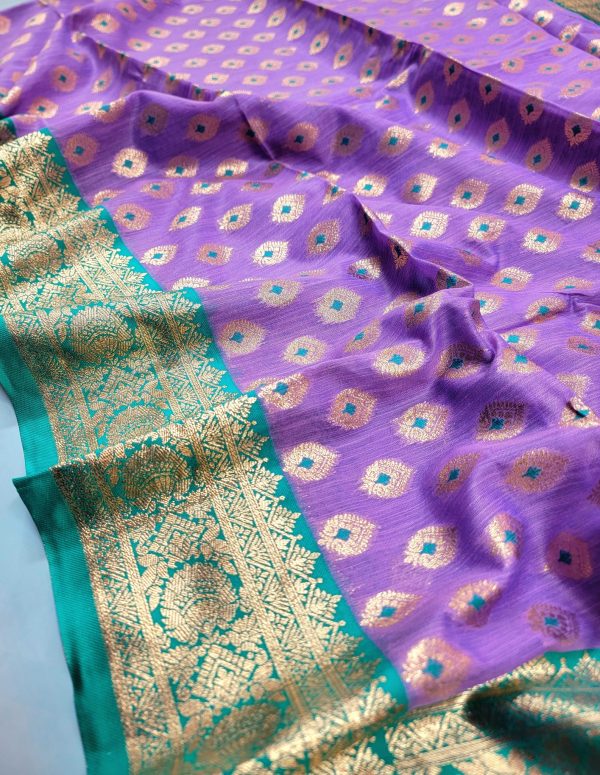 Indian Parshina Cotton Saree