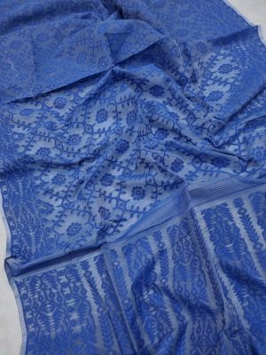 Jamdani Saree - Blue