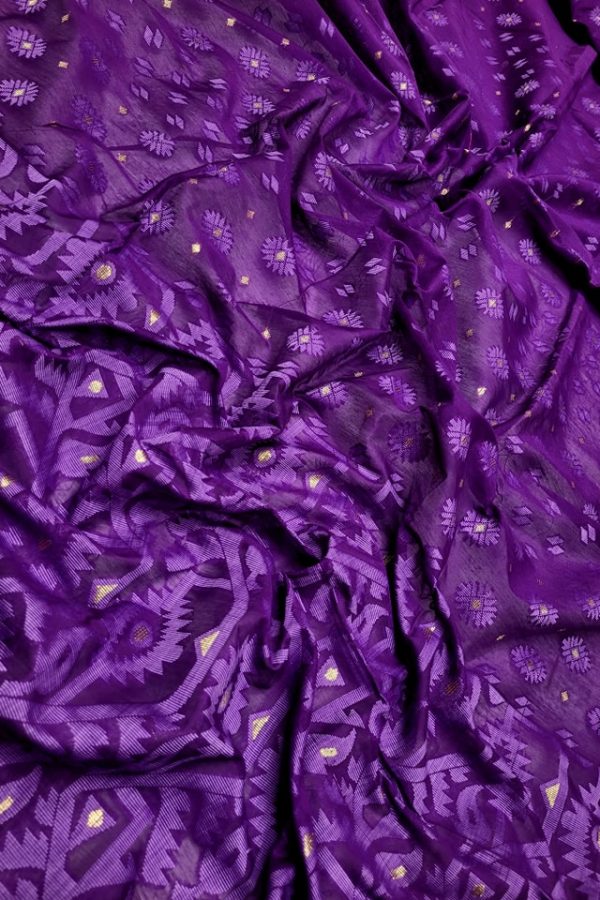 Jamdani Saree Half Silk Tancel 10