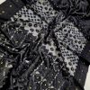 Jamdani Saree Half Silk Tancel 15 Black