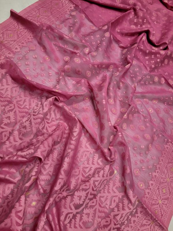 Jamdani Saree - Half Silk Tancel (5)