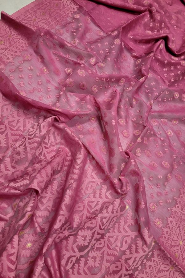 Jamdani Saree - Half Silk Tancel (5)