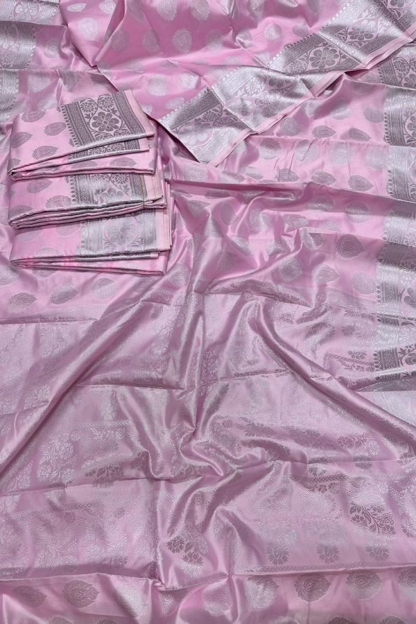 Katan Saree Pink 1