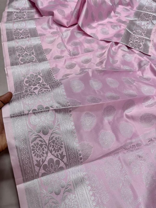 Katan Saree Pink 6