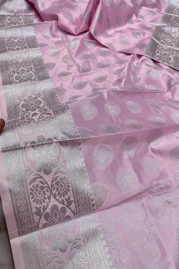 Katan Saree Pink 6