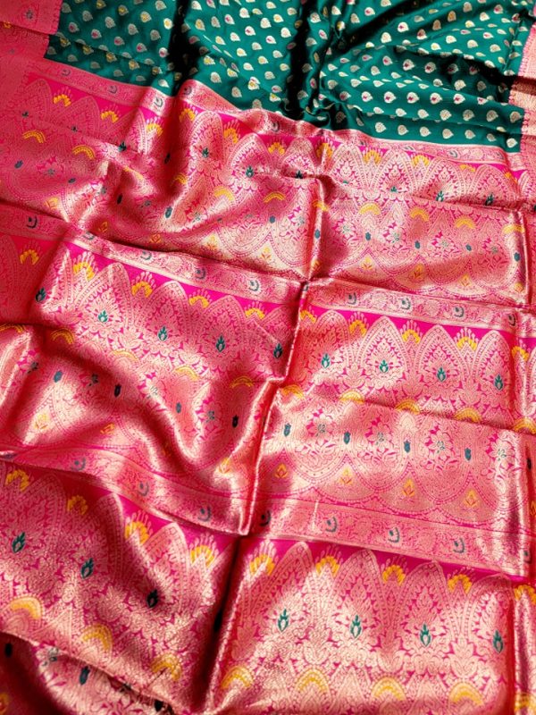 Original Indian Samu Silk Saree - Image 3