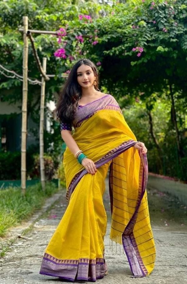 Pure Aarong Cotton Nakshi Pair Saree23