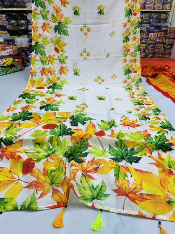 chanderi silk saree